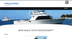 Desktop Screenshot of fishingzanzibar.com